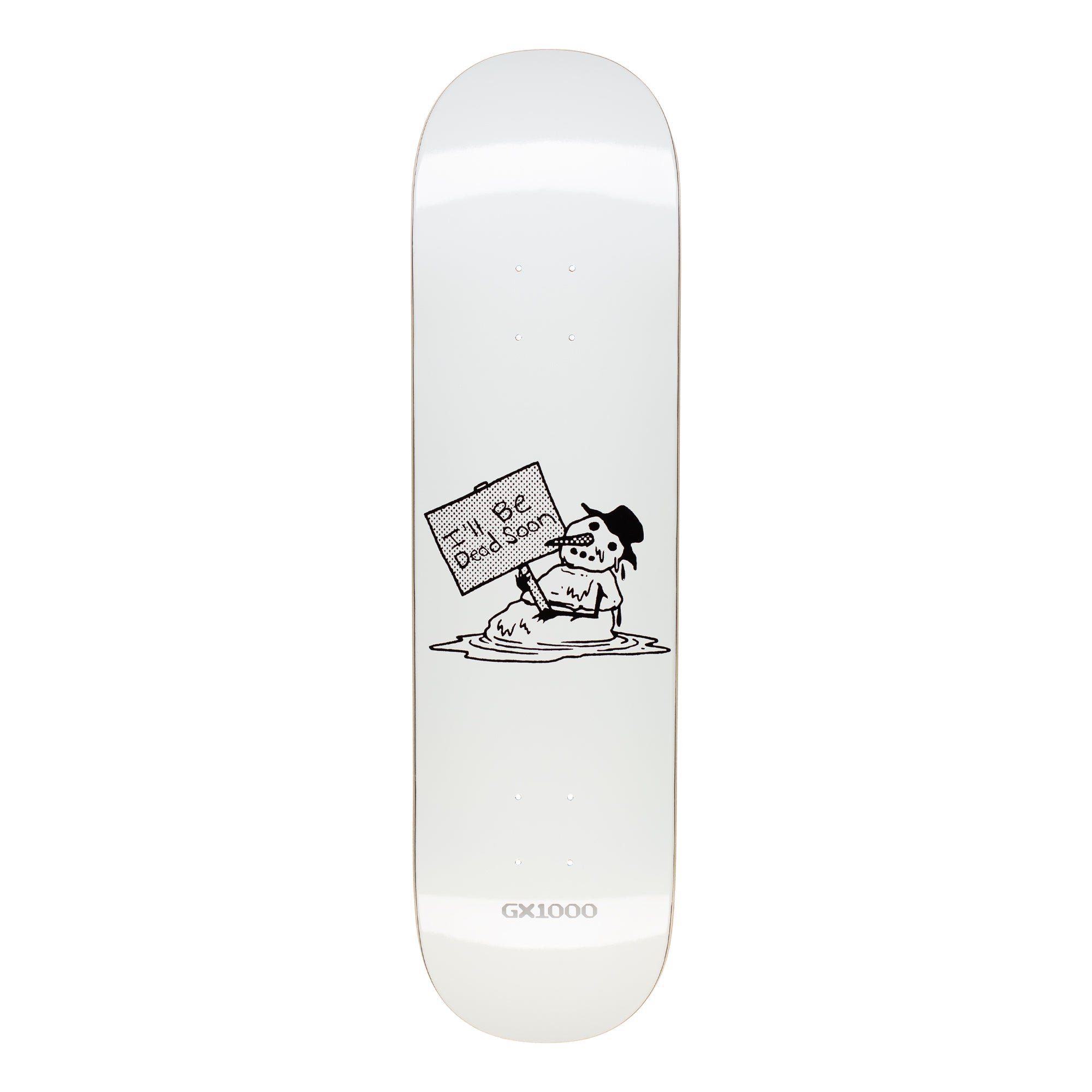 GX1000 - Snowman Deck "White" 8.25"