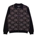 GX1000 - Jacquard Knit Zip Up "Black"
