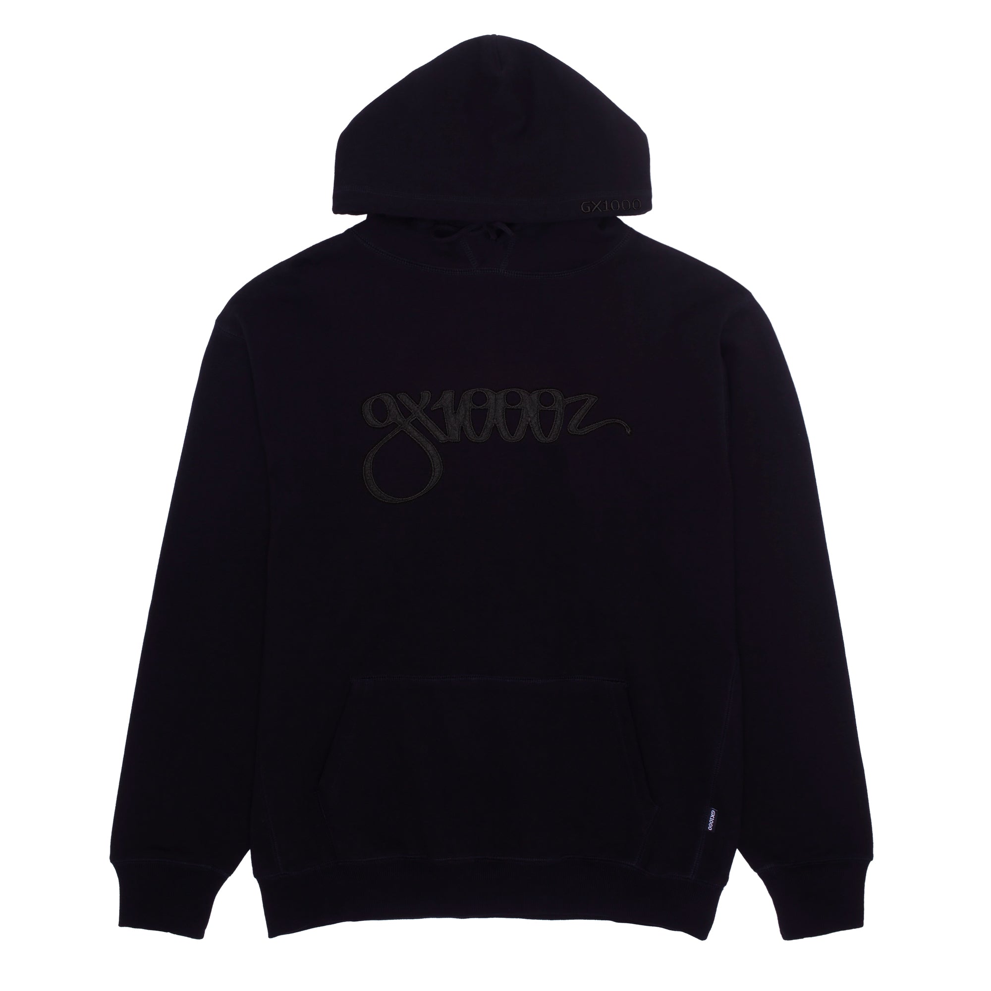GX1000 - Script Hoodie "Black"