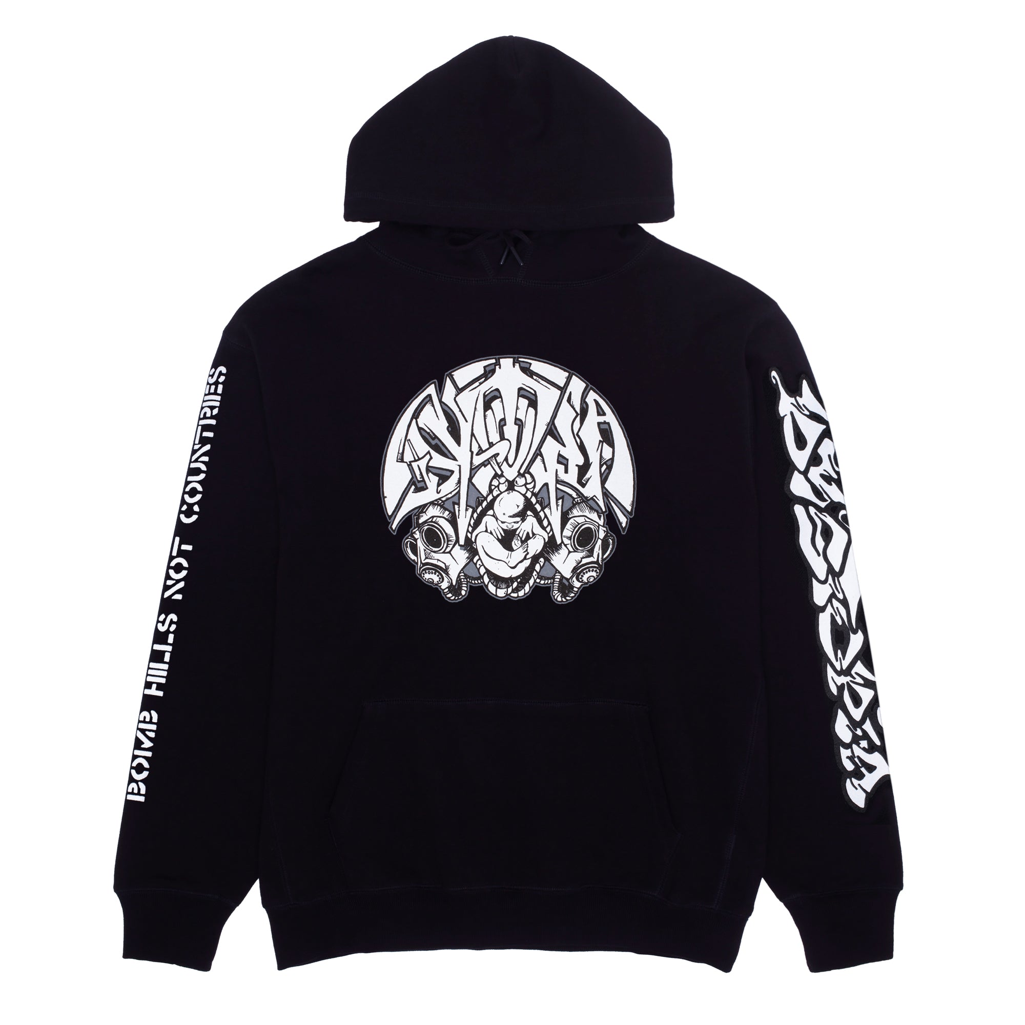 GX1000 - Dystopia Gas Mask Hoodie "Black"