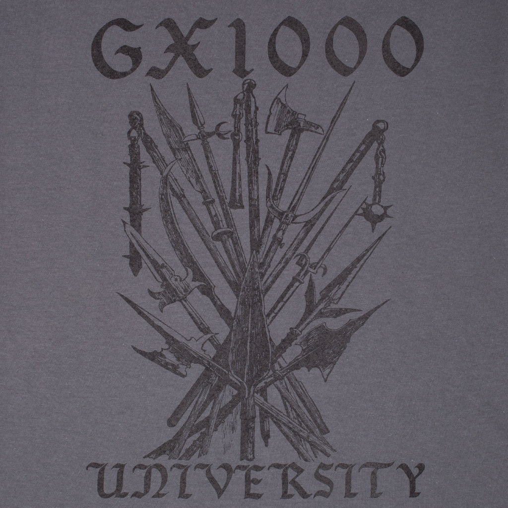 GX1000 - University Tee "Charcoal"