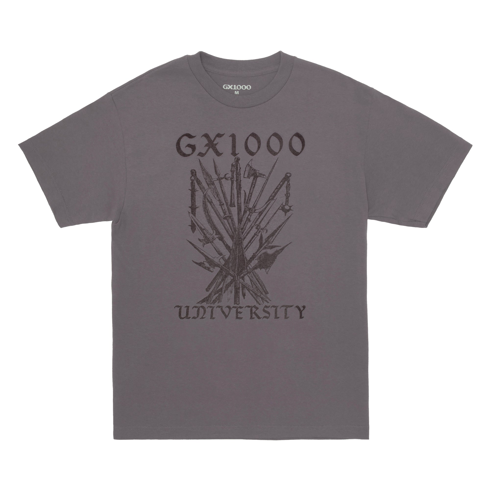 GX1000 - University Tee "Charcoal"