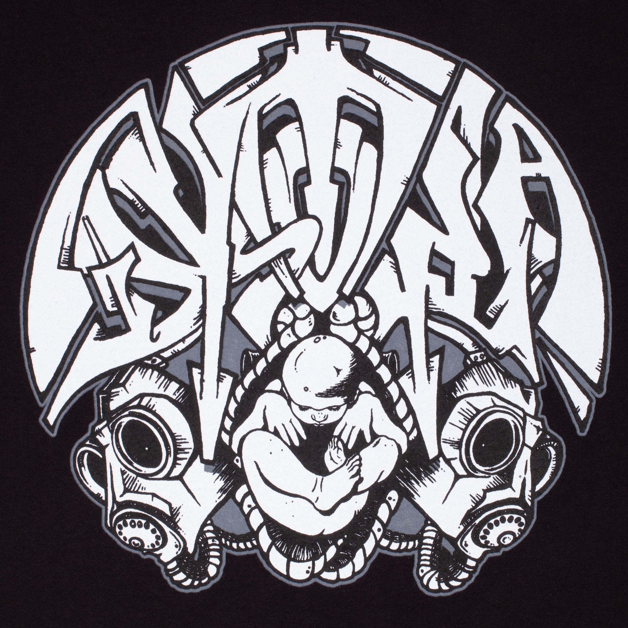 GX1000 - Dystopia Gas Mask Tee "Black"