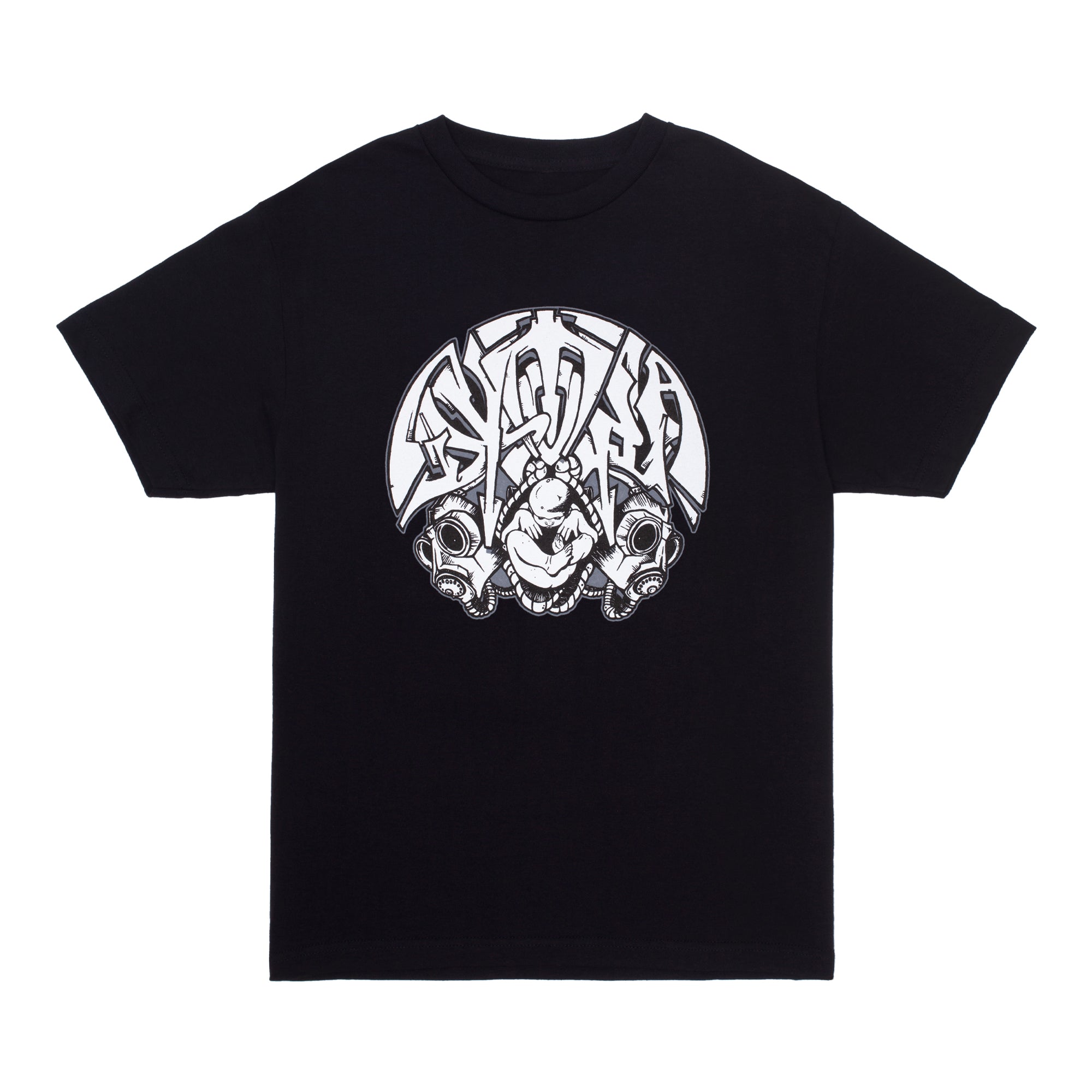 GX1000 - Dystopia Gas Mask Tee "Black"