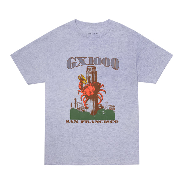 GX1000 - Crab Tee "Heather Grey"