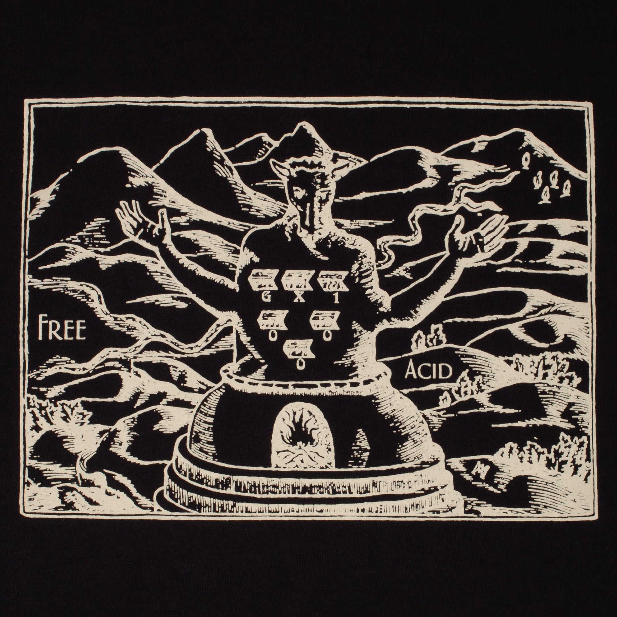 GX1000 - Free Acid Tee "Black"
