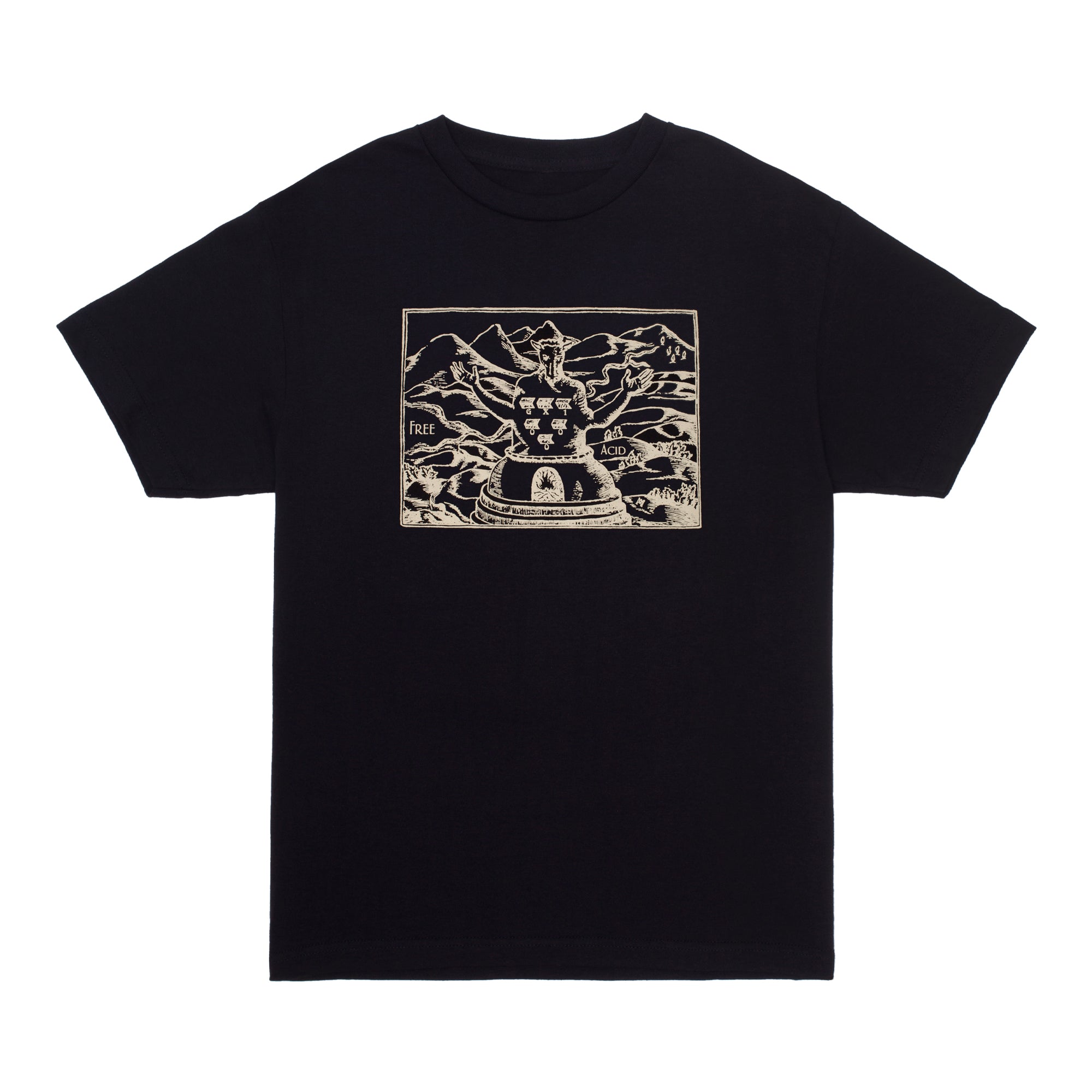 GX1000 - Free Acid Tee "Black"