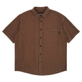 GX1000 - Short Sleeve Button Down "Brown Plaid"