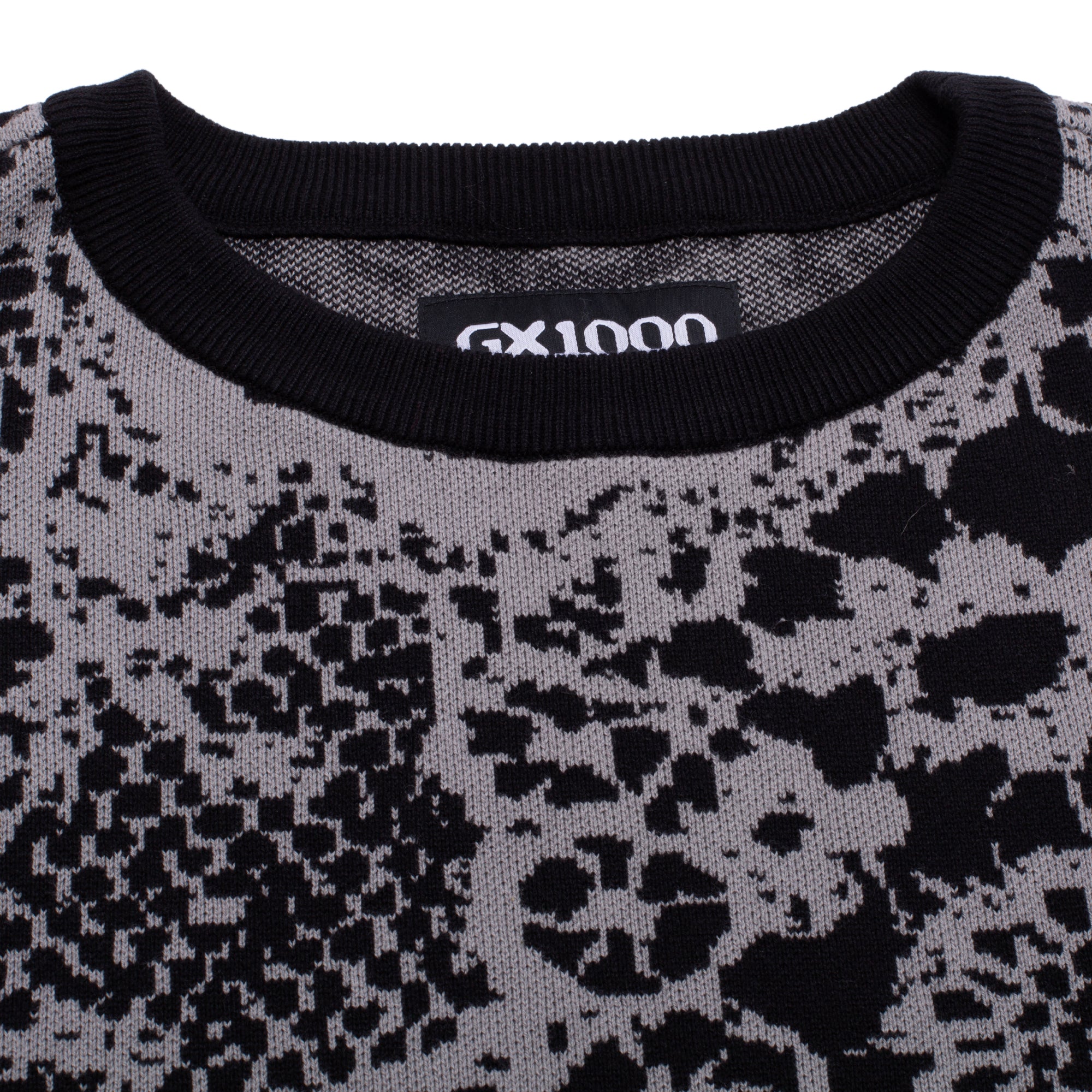 GX1000 - Jacquard Knit Sweater Laced "Gray"