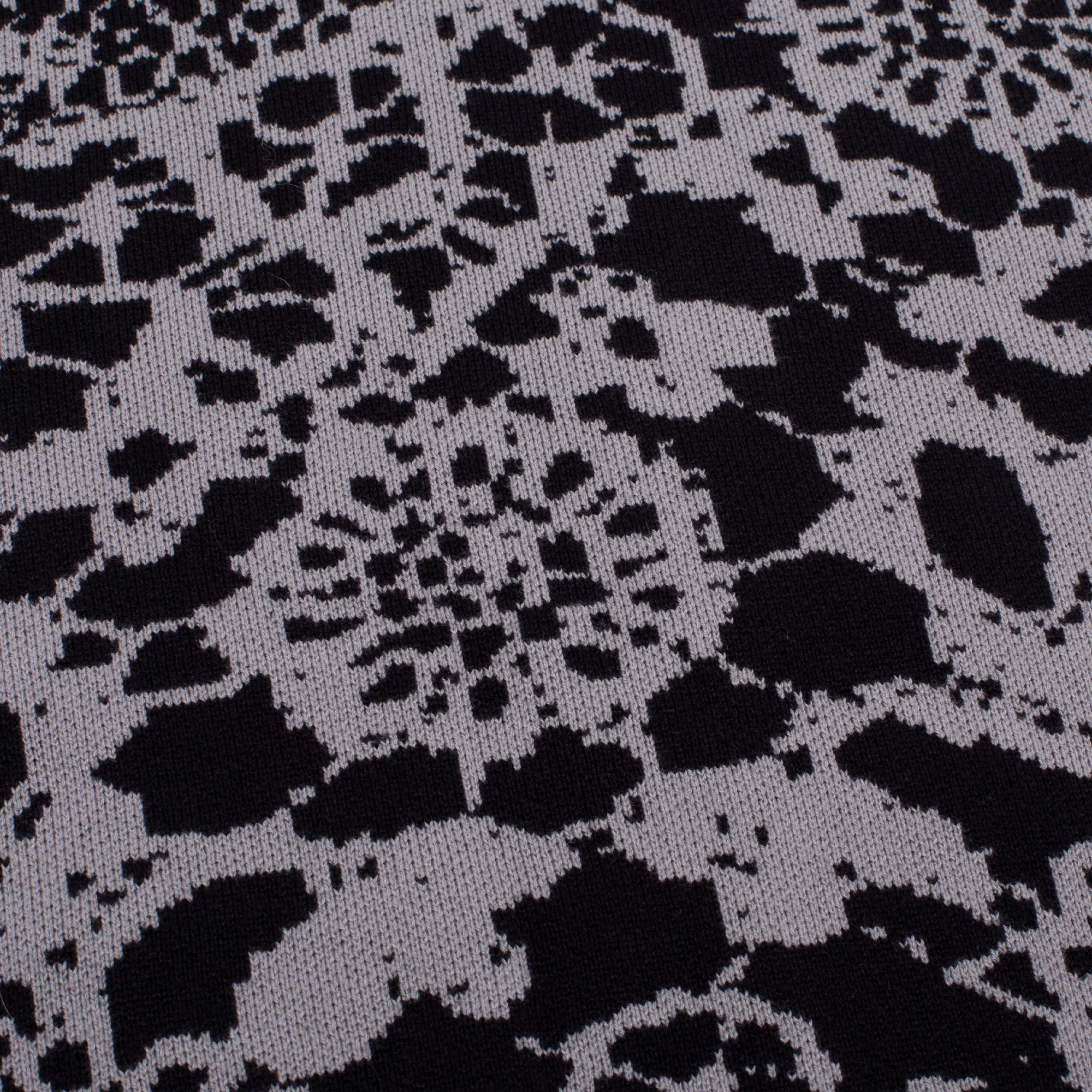 GX1000 - Jacquard Knit Sweater Laced "Gray"
