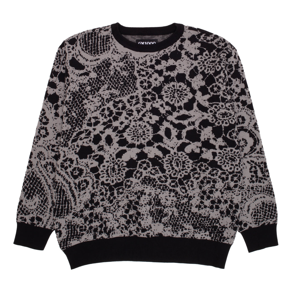 GX1000 - Jacquard Knit Sweater Laced "Gray"