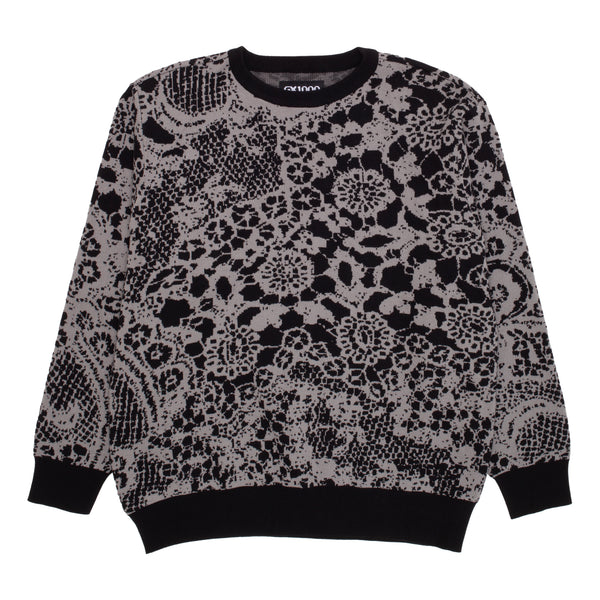 GX1000 - Jacquard Knit Sweater Laced "Gray"
