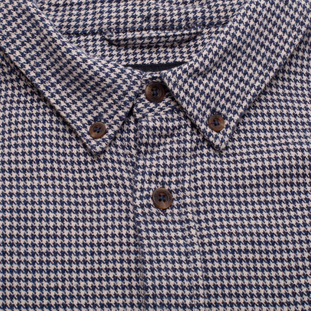 GX1000 - Longs Steeve Houndstooth Button Down "Blue"