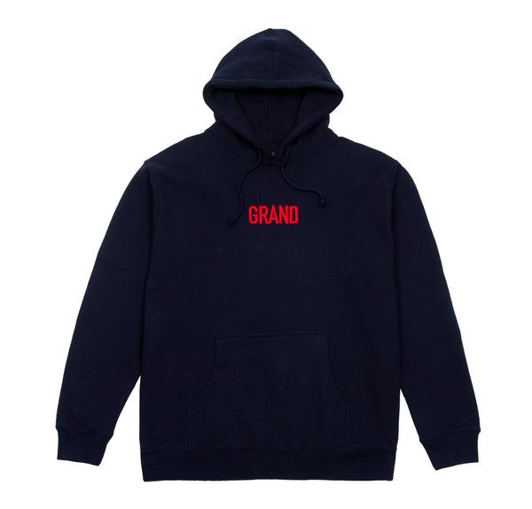 GRAND COLLECTION - Grand Block Hoodie "Navy"