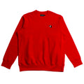 GRAND COLLECTION - Goose Embroidered Crewneck "Red"