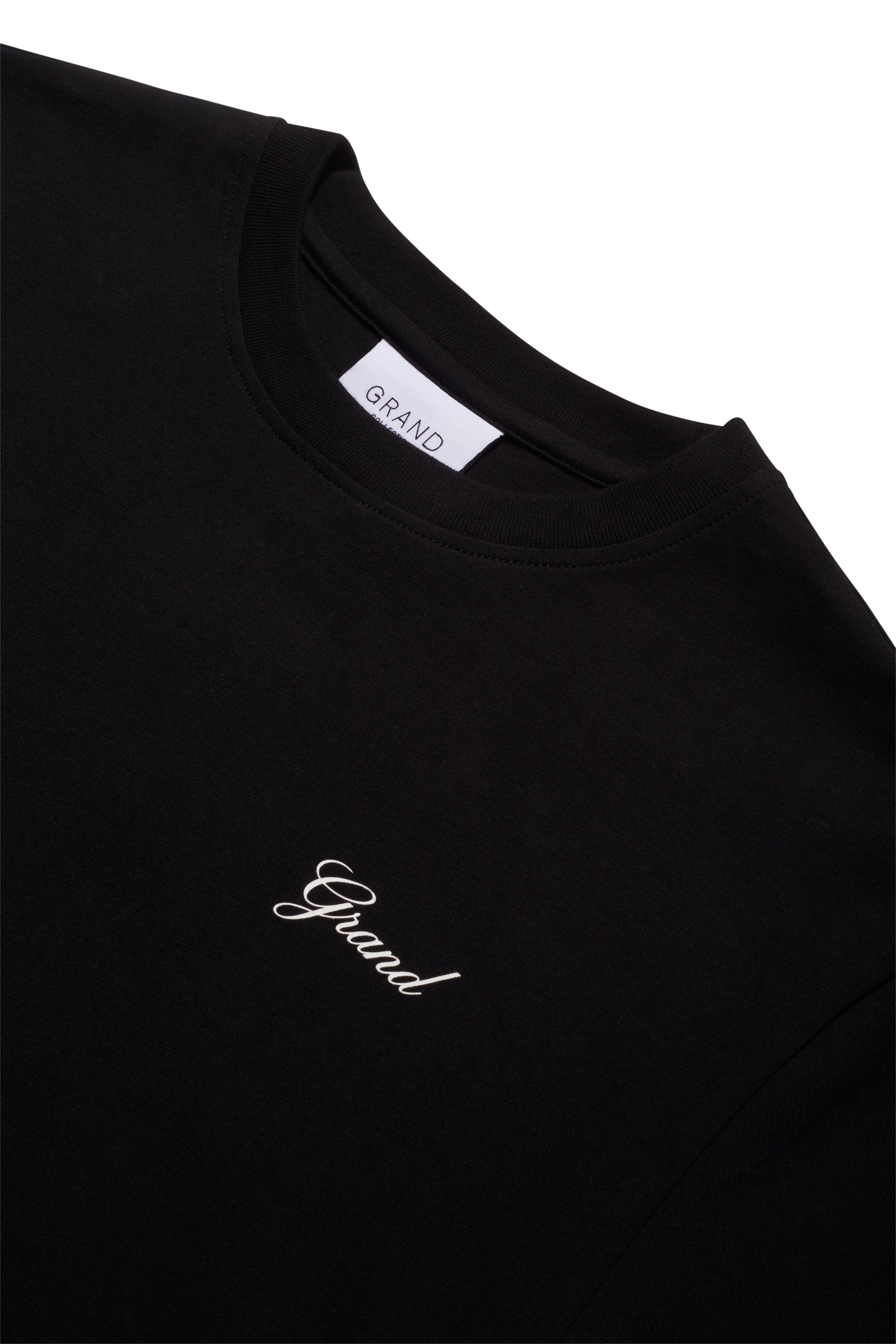 GRAND COLLECTION - Grand Script Tee "Black"