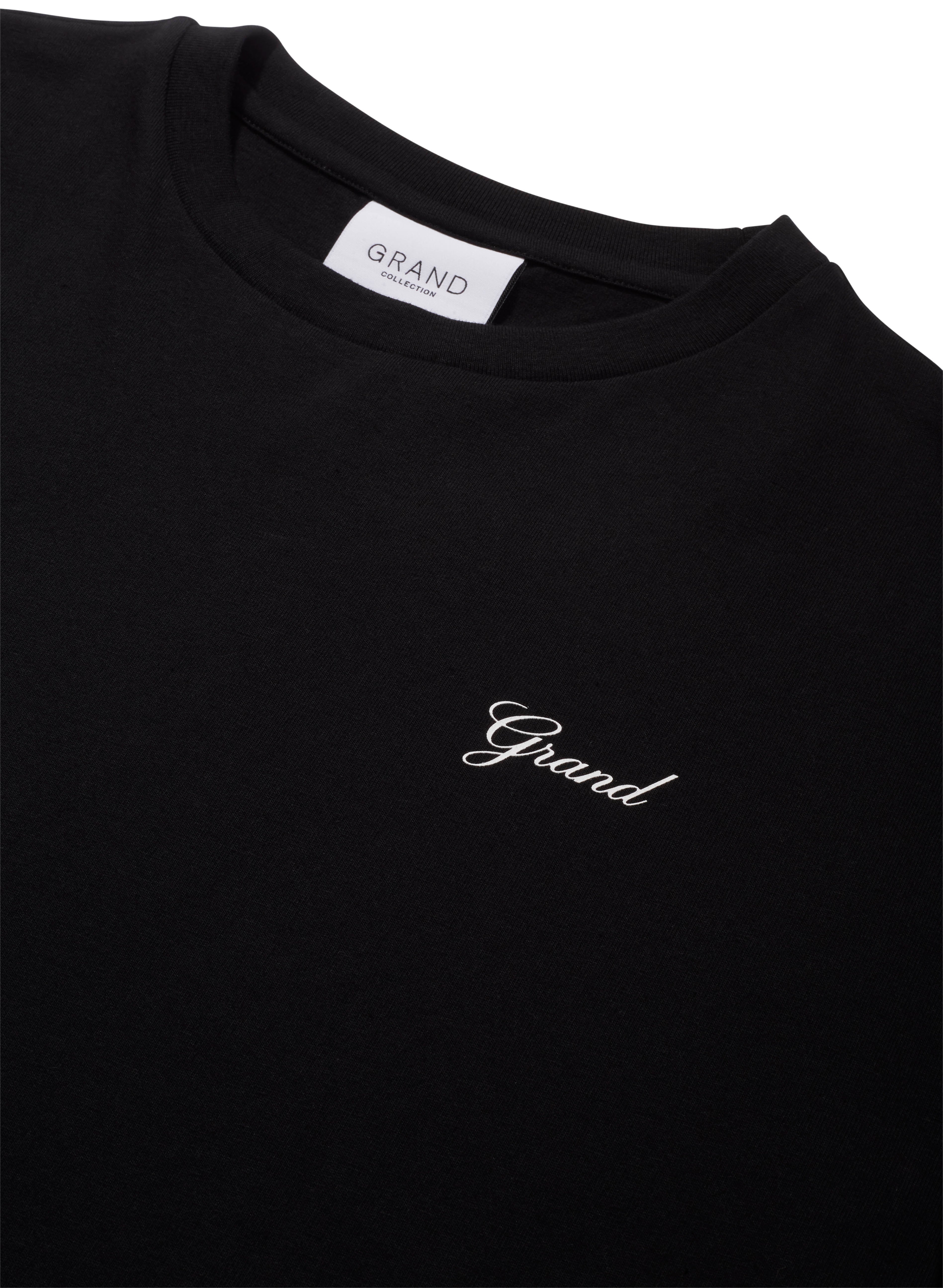 GRAND COLLECTION - Grand Script Tee "Black"