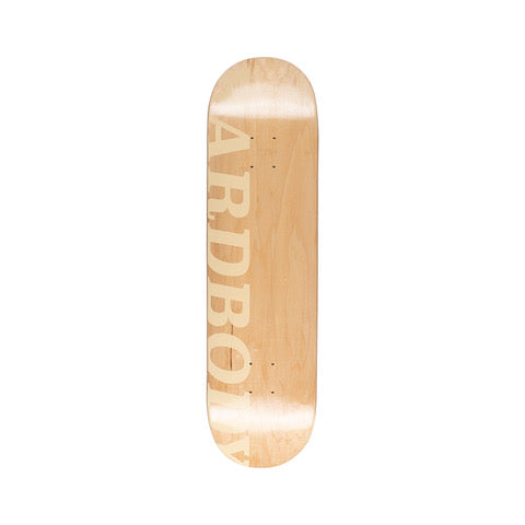 HARDBODY - Classic Logo Deck "Natural / Natural" 8.00"/8.5"