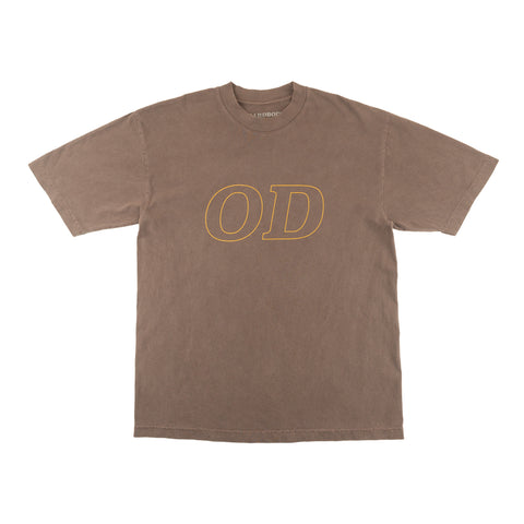HARDBODY - HARDBODY OD LOGO TEE "BROWN GOLD"
