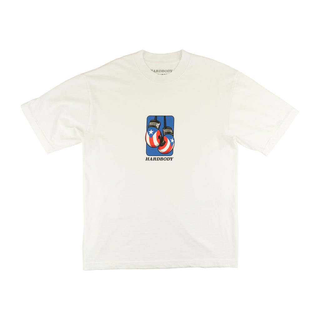 HARDBODY - PUERTO RICO GLOVES TEE "White"