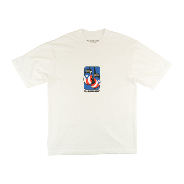 HARDBODY - PUERTO RICO GLOVES TEE "White"