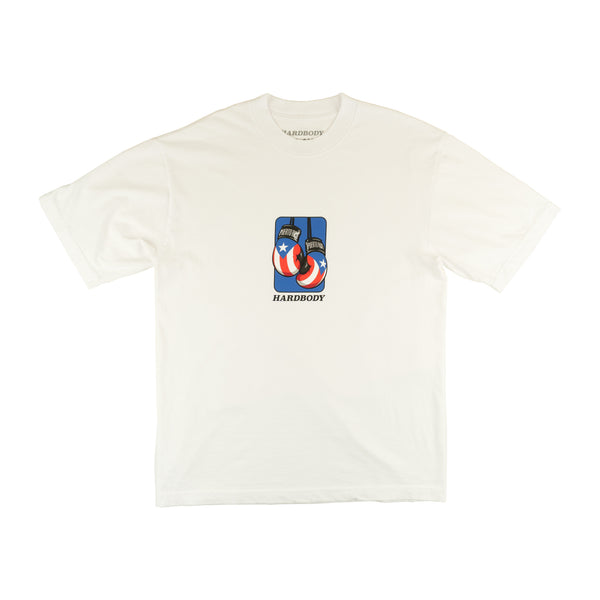 HARDBODY - PUERTO RICO GLOVES TEE "White"