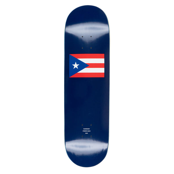 HARDBODY - Puerto Rico Deck "Blue / Flag" 8.00"/8.25"