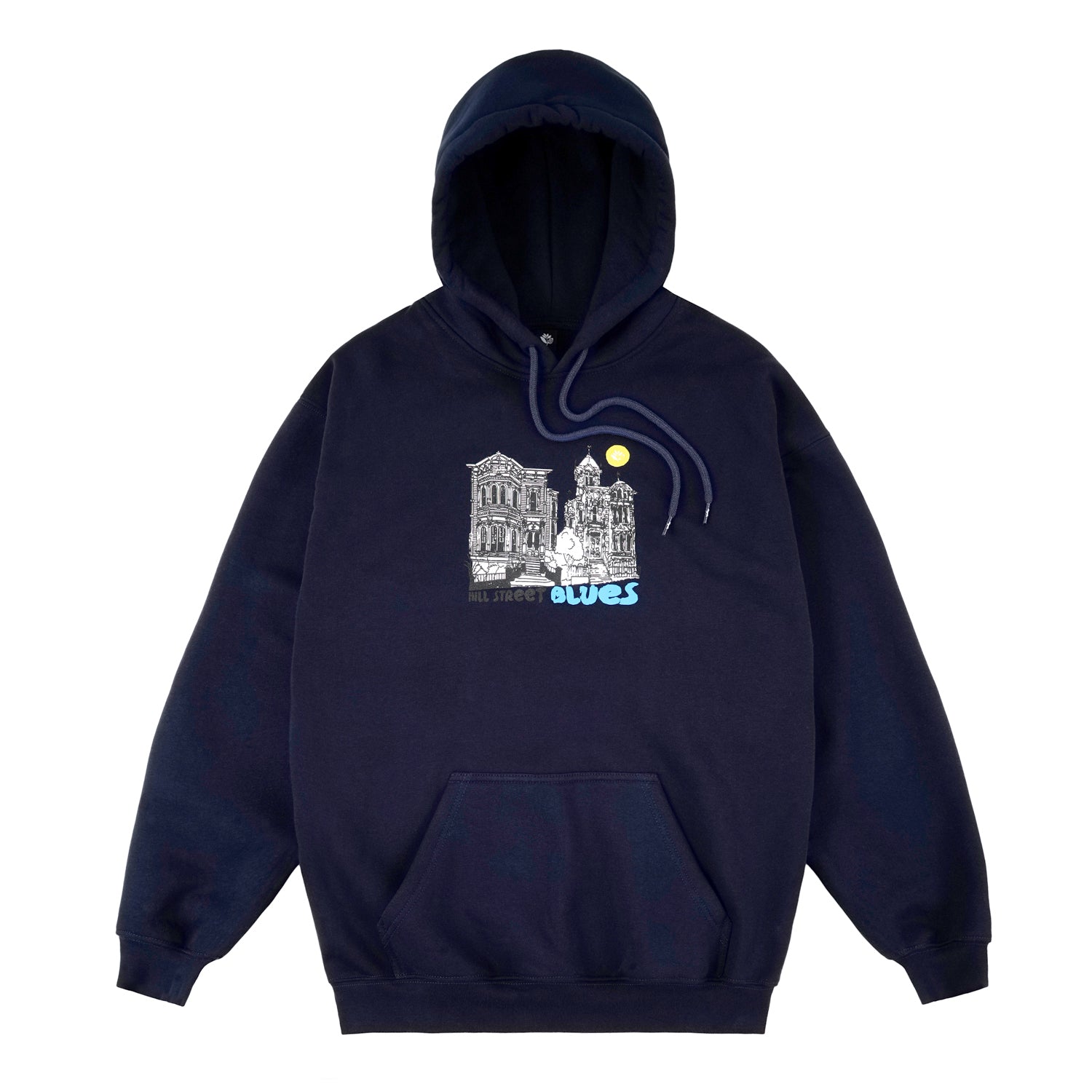 MAGENTA SKATEBOARDS - HILL STREET BLUES HOODIE "NAVY"