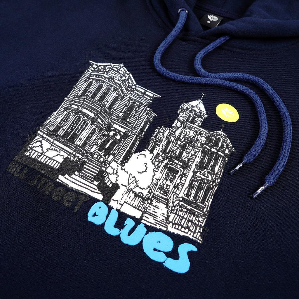 MAGENTA SKATEBOARDS - HILL STREET BLUES HOODIE "NAVY"
