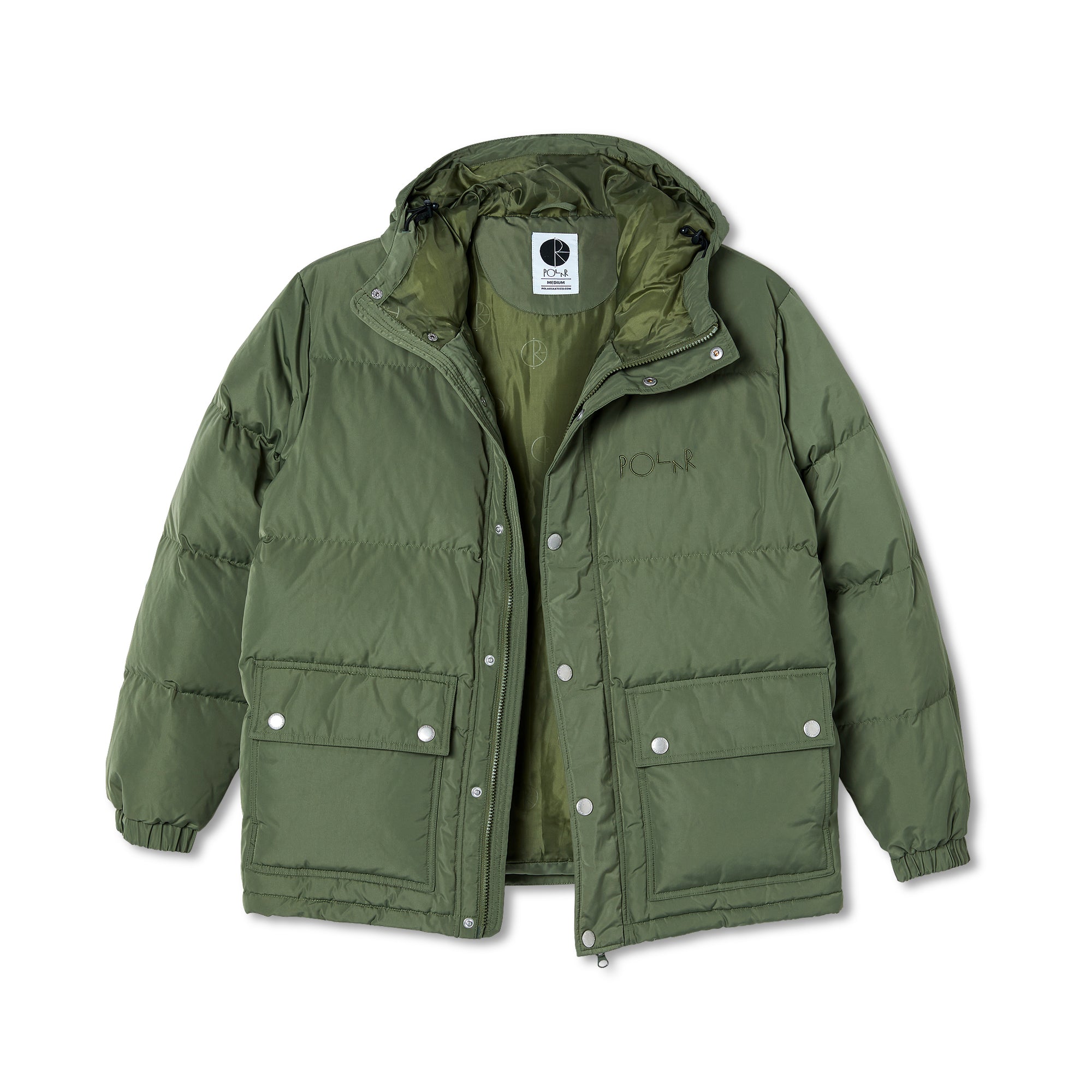 POLAR - Hood Puffer "Light Olive"