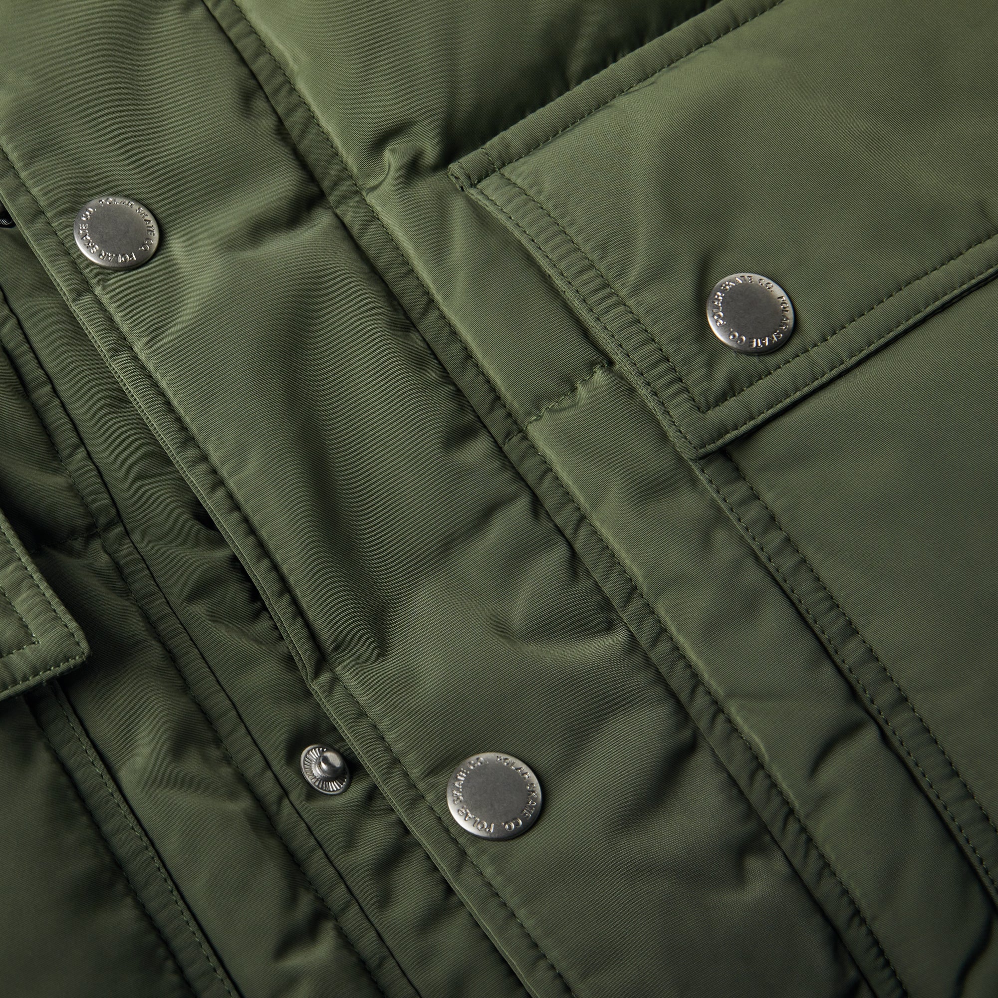 POLAR - Hood Puffer "Light Olive"