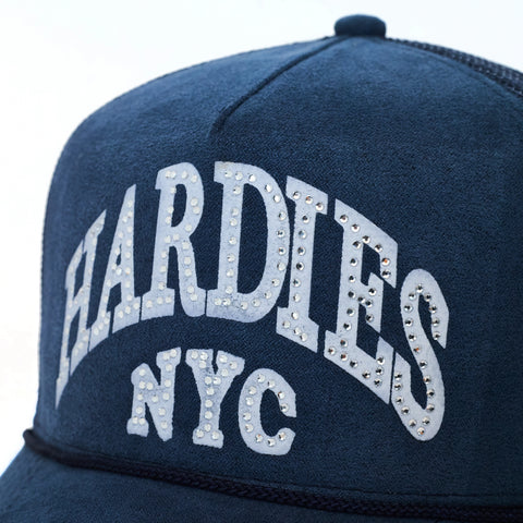 HARDIES HARDWARE - CURVE TRUCKER HATS SUEDE "NAVY"