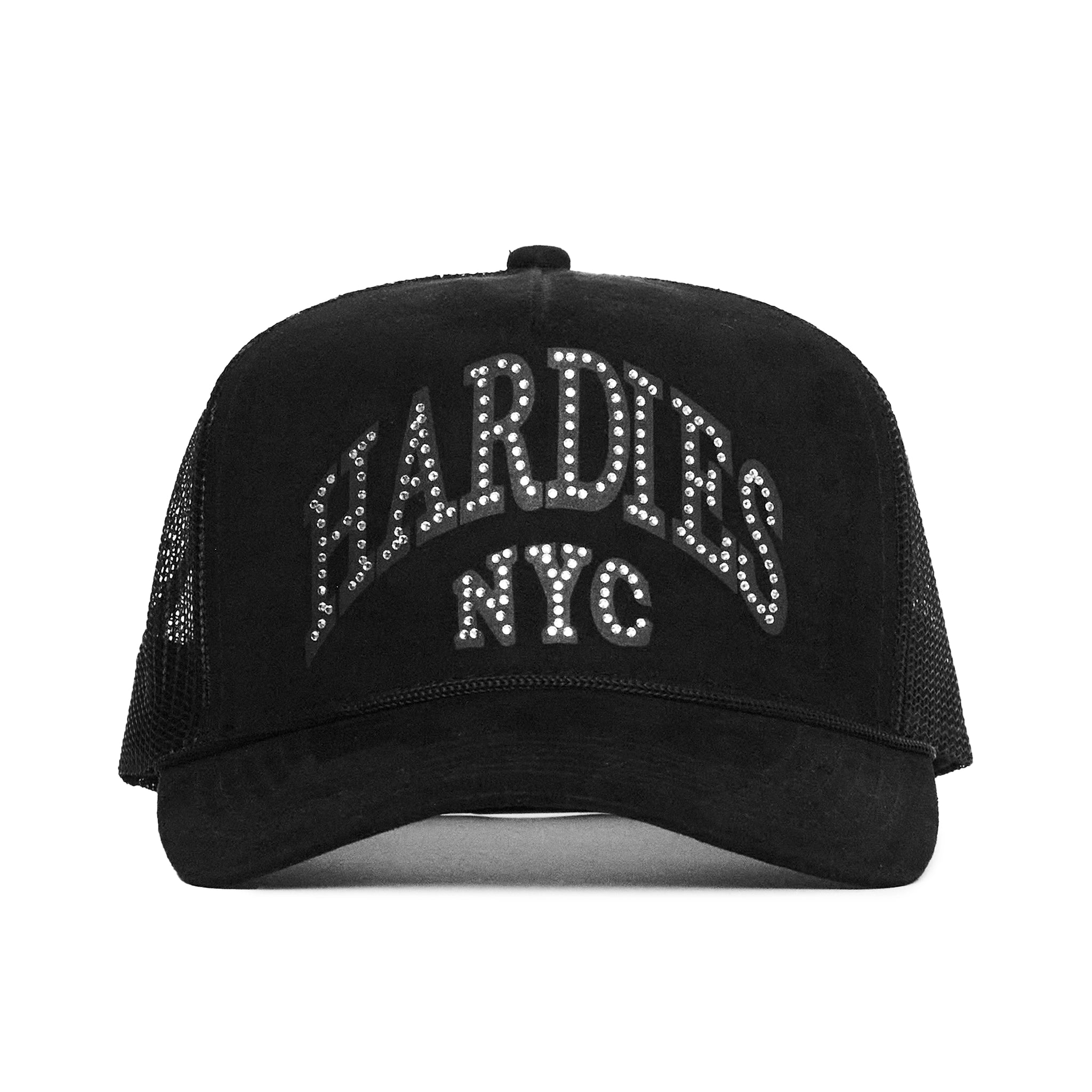 HARDIES HARDWARE - CURVE TRUCKER HATS SUEDE "BLACK"