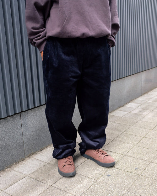 GRAND COLLECTION - Corduroy Pants "Midnight Navy"