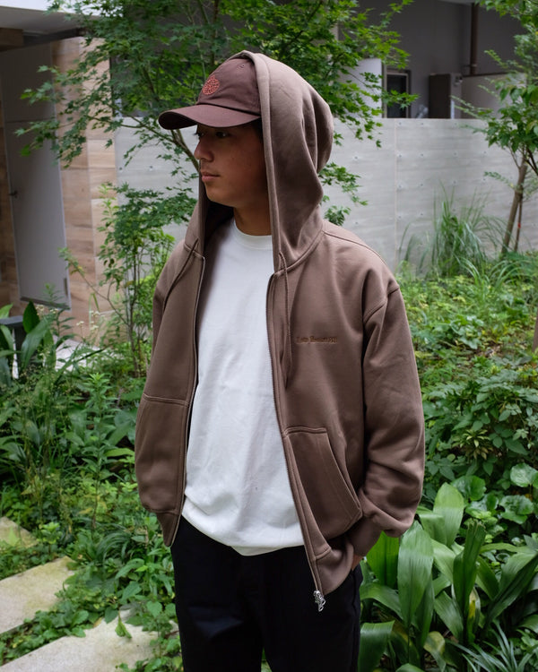 Last Resort AB - Script Logo Zip Hoodie "Khaki Beige"