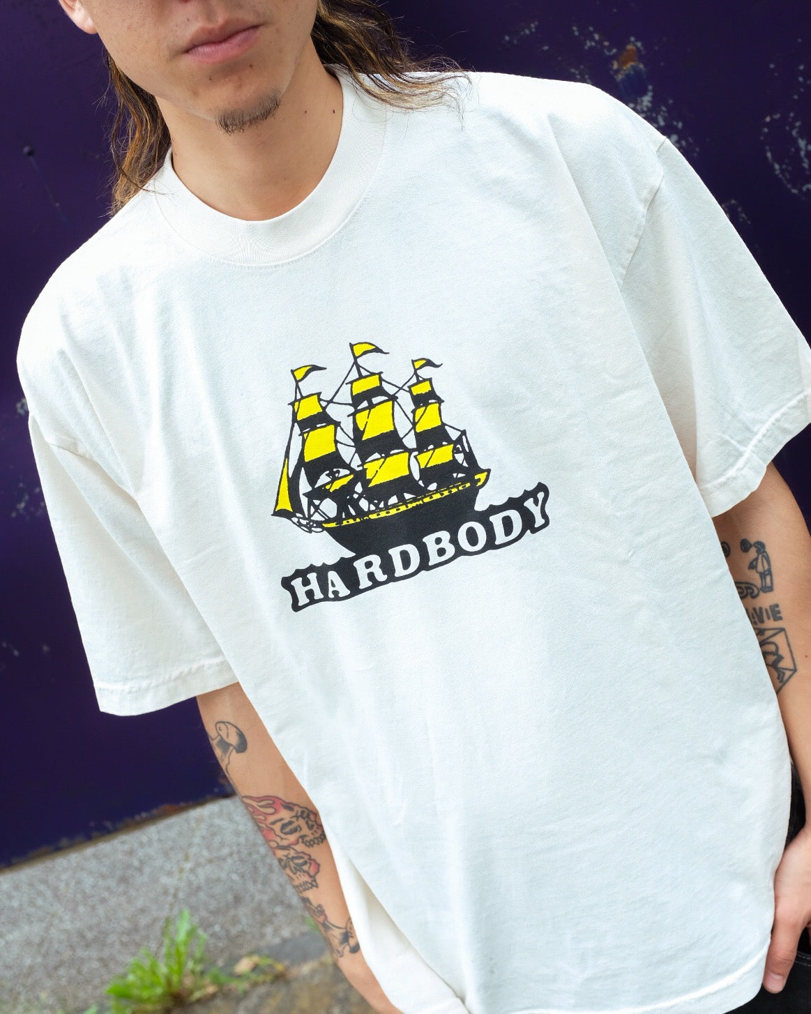 HARDBODY - Sailing Tee "Crème"