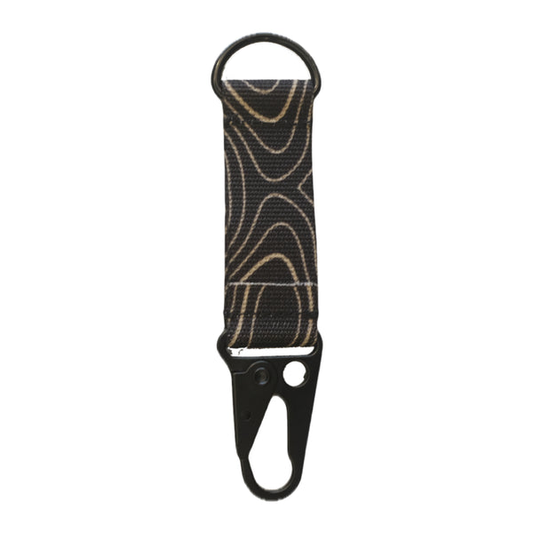 Lidairpeaks - Web topography strap "Black"