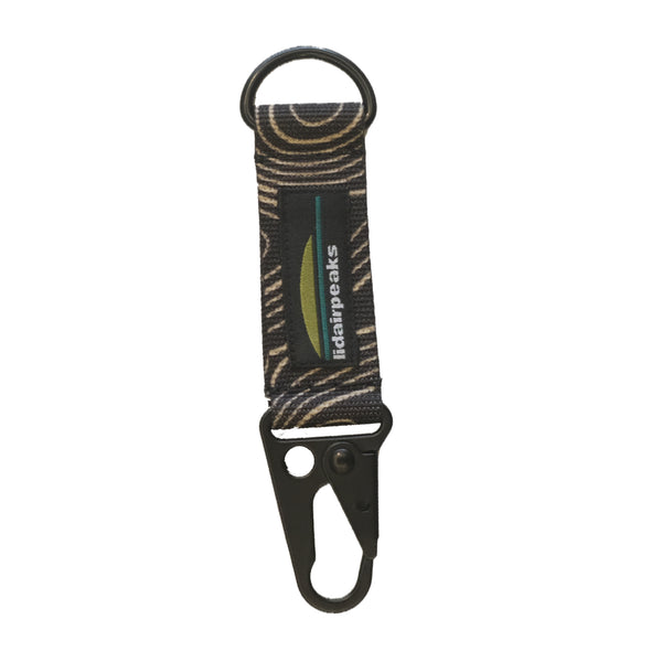 Lidairpeaks - Web topography strap "Black"
