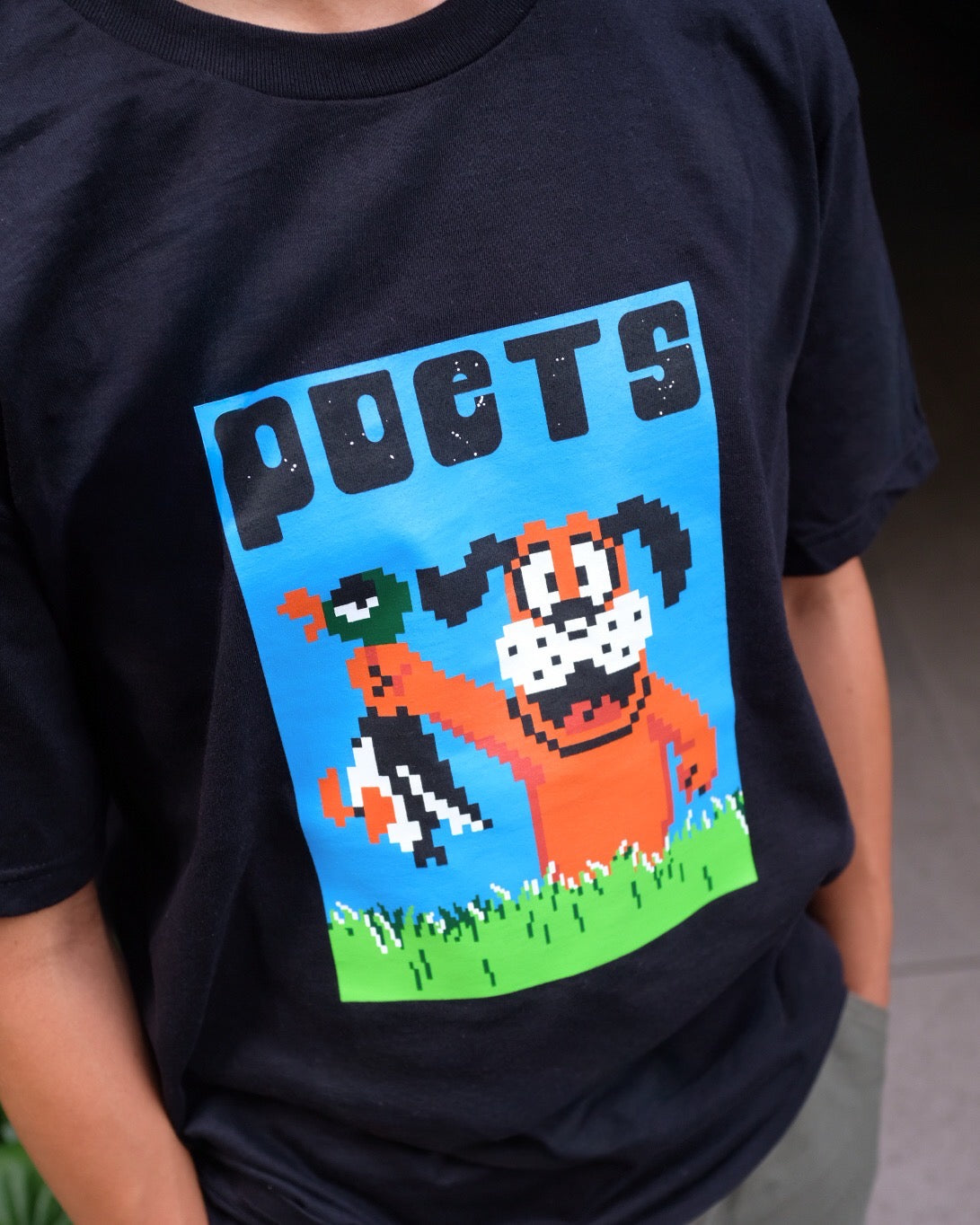 POETS - DUCK HUNT T-SHIRTS "BLACK"