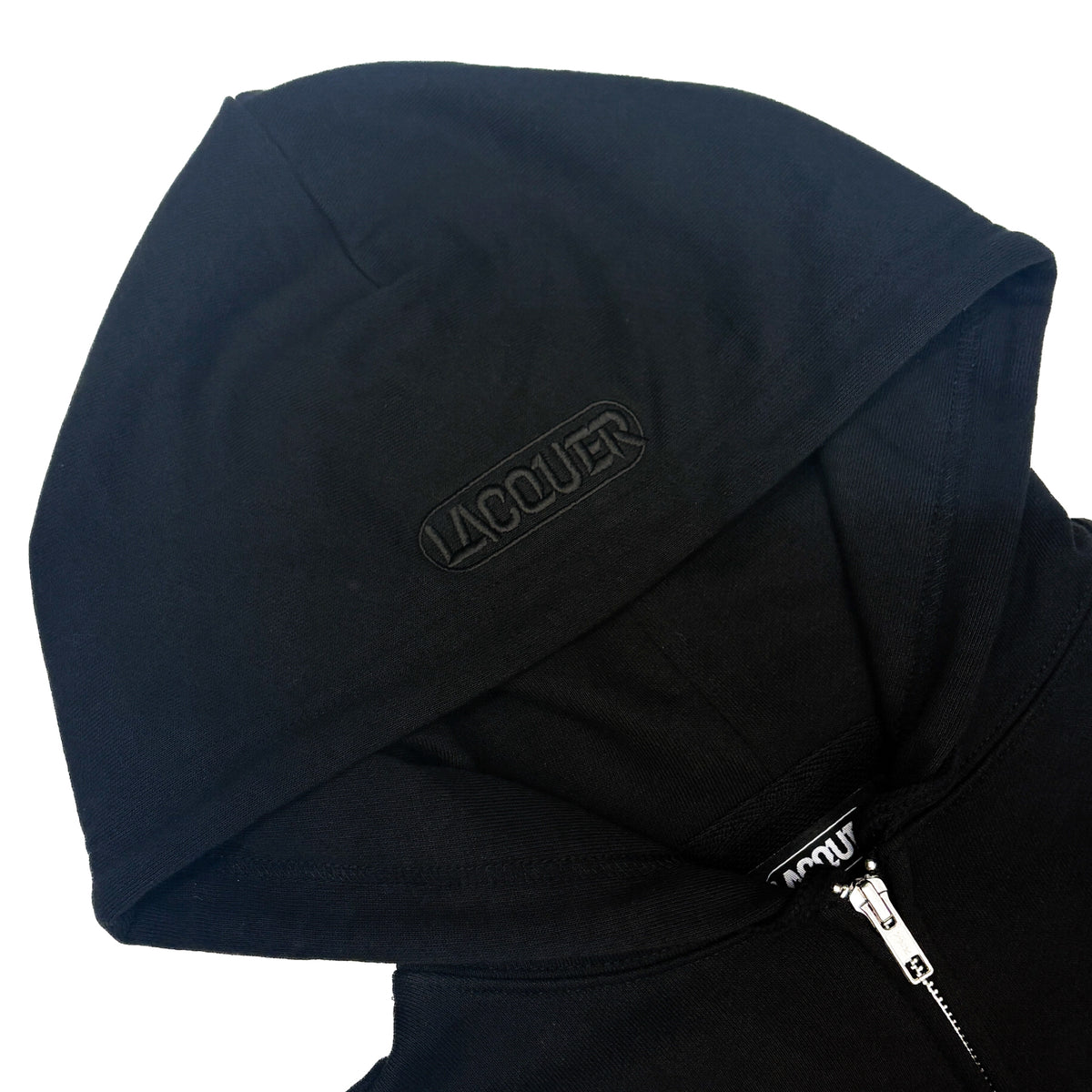LACQUER x FTR × QIMP - Zip Hoodie "Black"