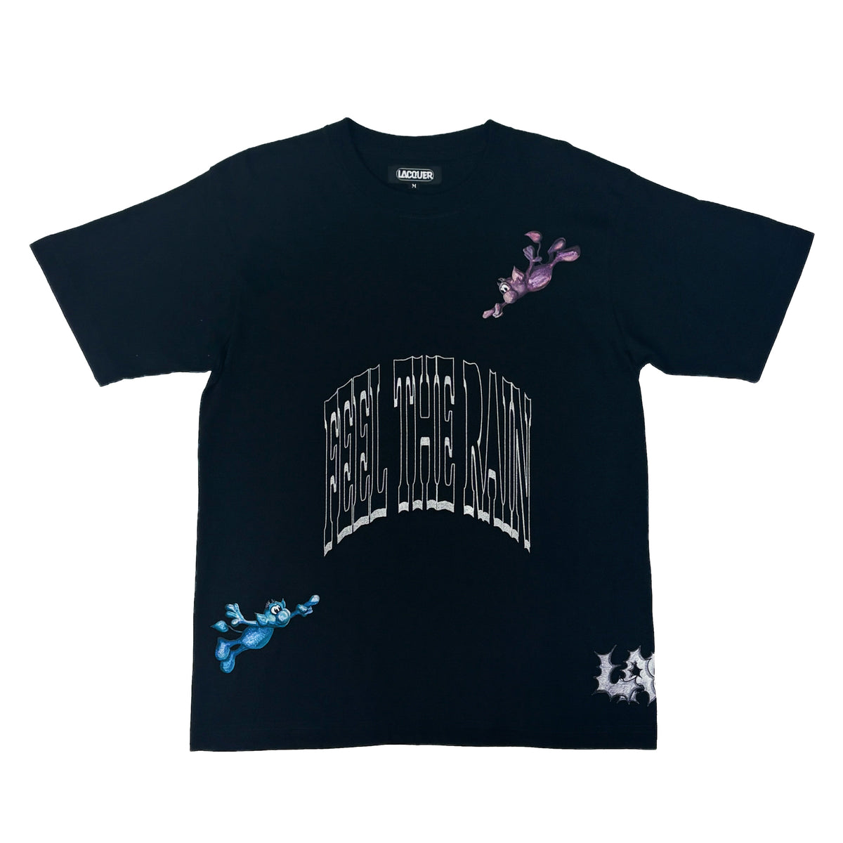 LACQUER x FTR × QIMP - Tee "Black"