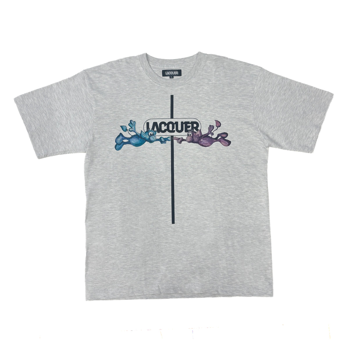 LACQUER x FTR × QIMP - Tee "Ash"