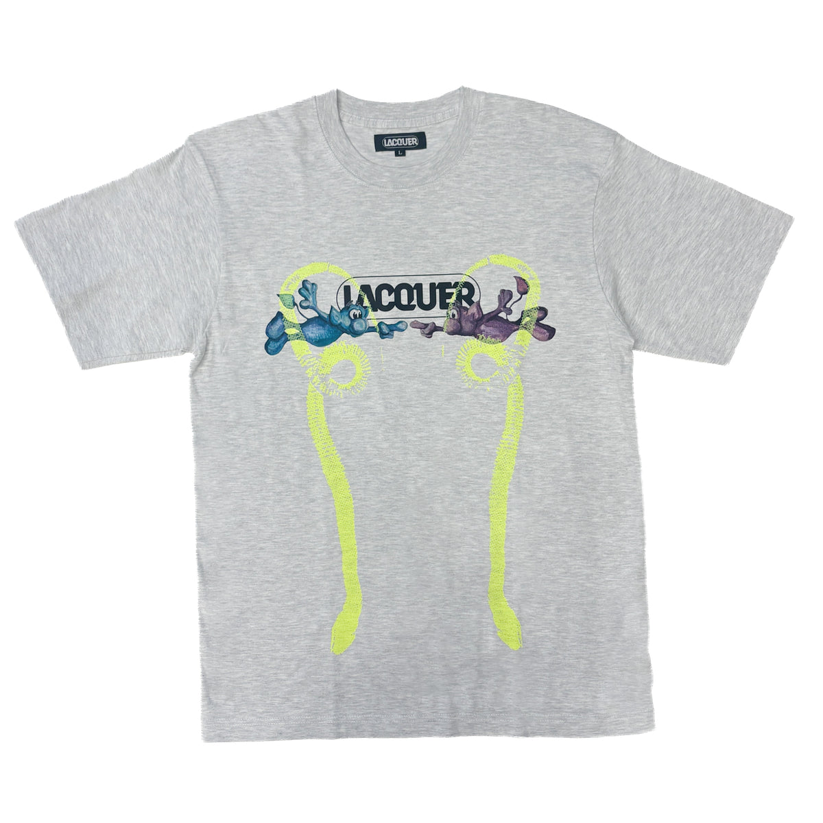 LACQUER x FTR × QIMP - Tee "Ash"