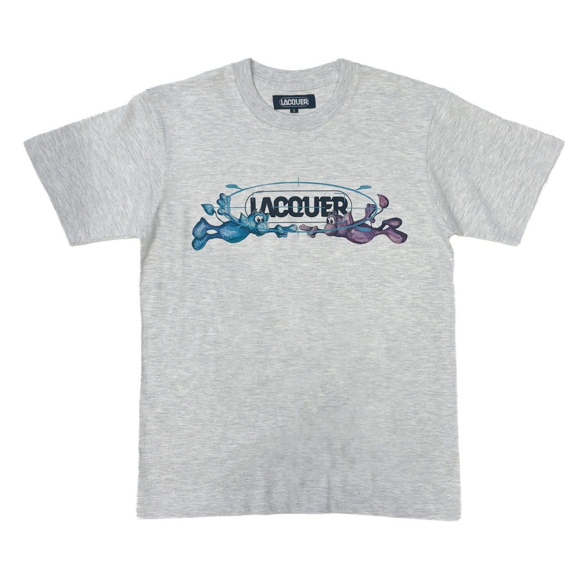 LACQUER x FTR × QIMP - Tee "Ash"