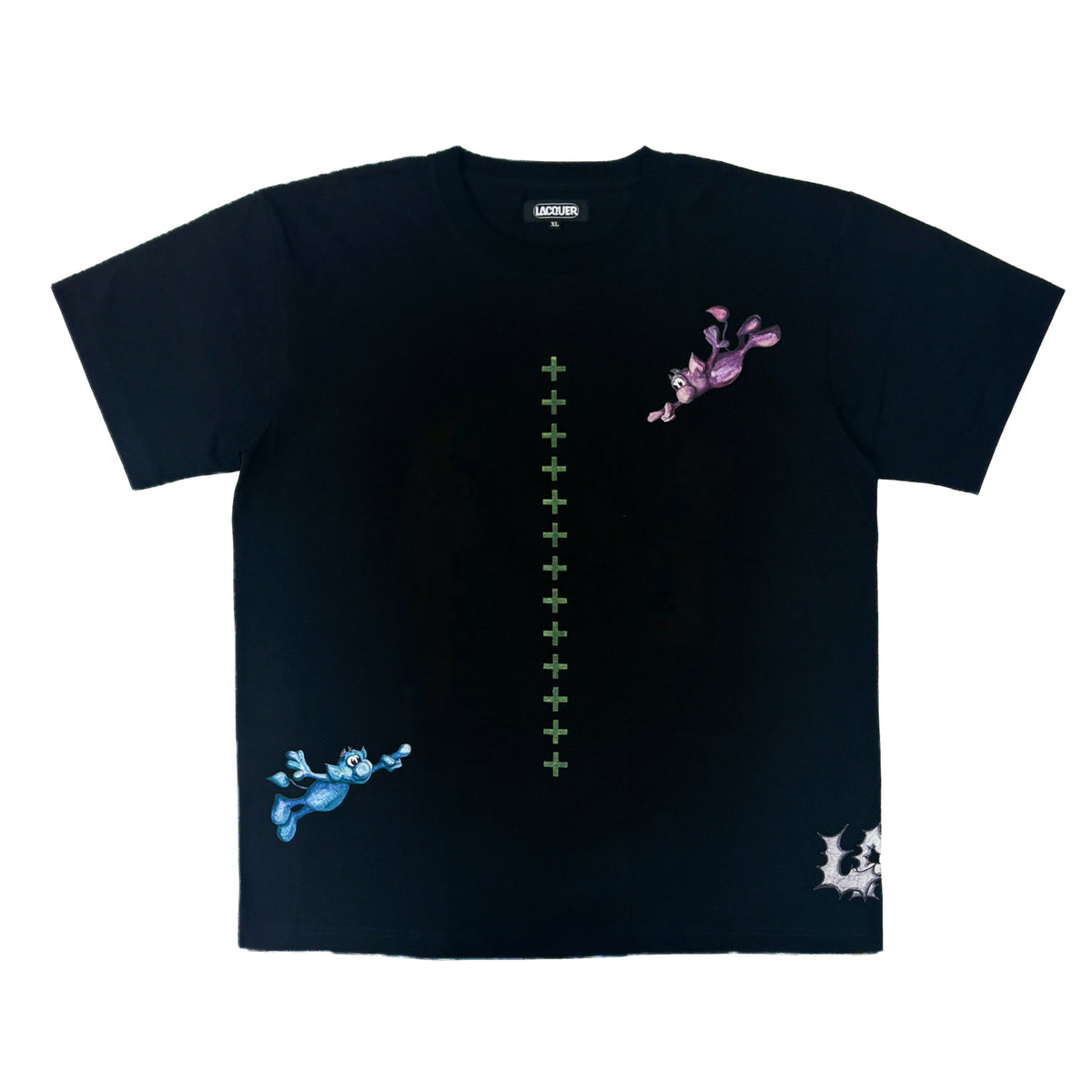 LACQUER x FTR × QIMP - Tee "Black"