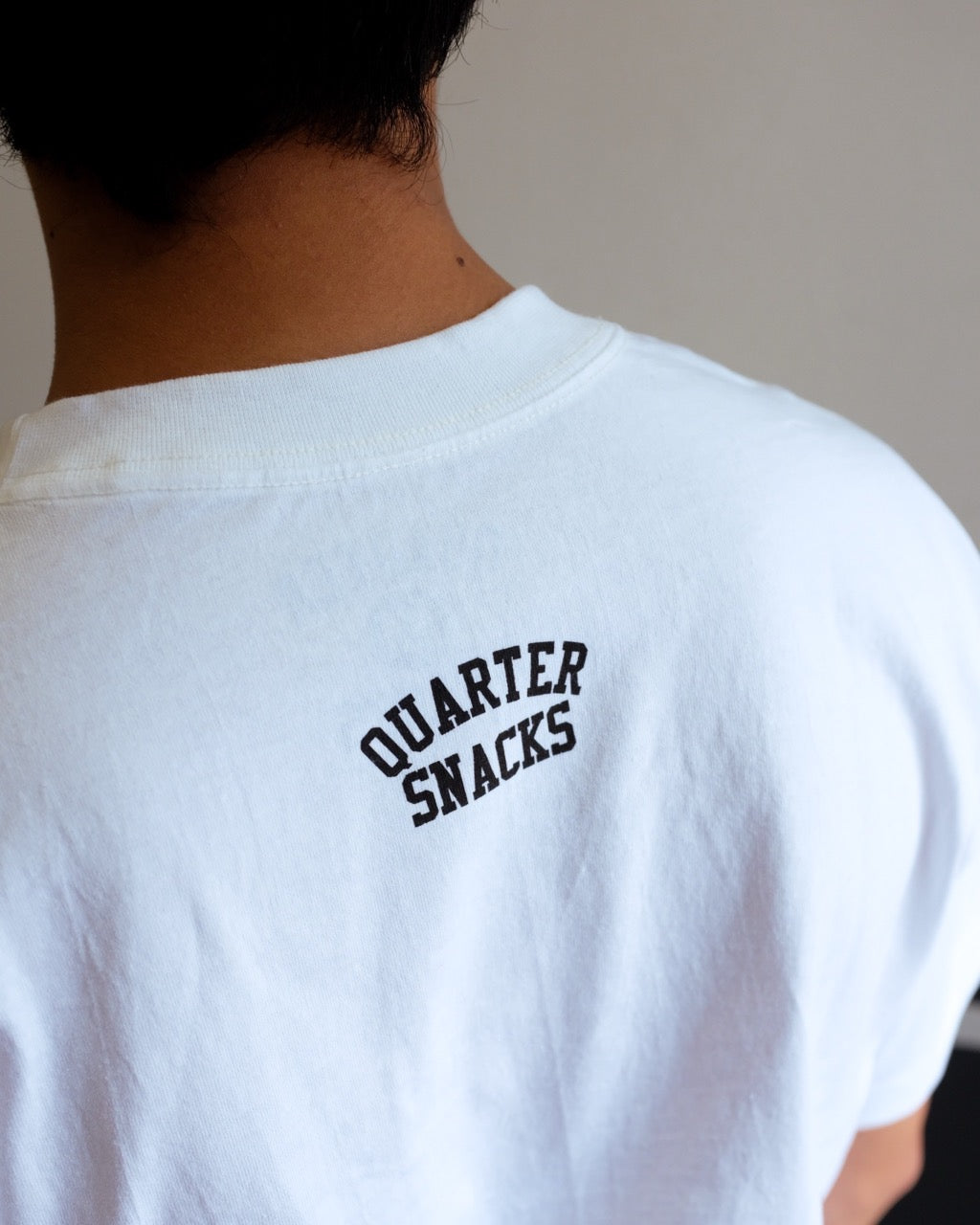 QUARTERSNACKS  - Big Snackman Tee "White"
