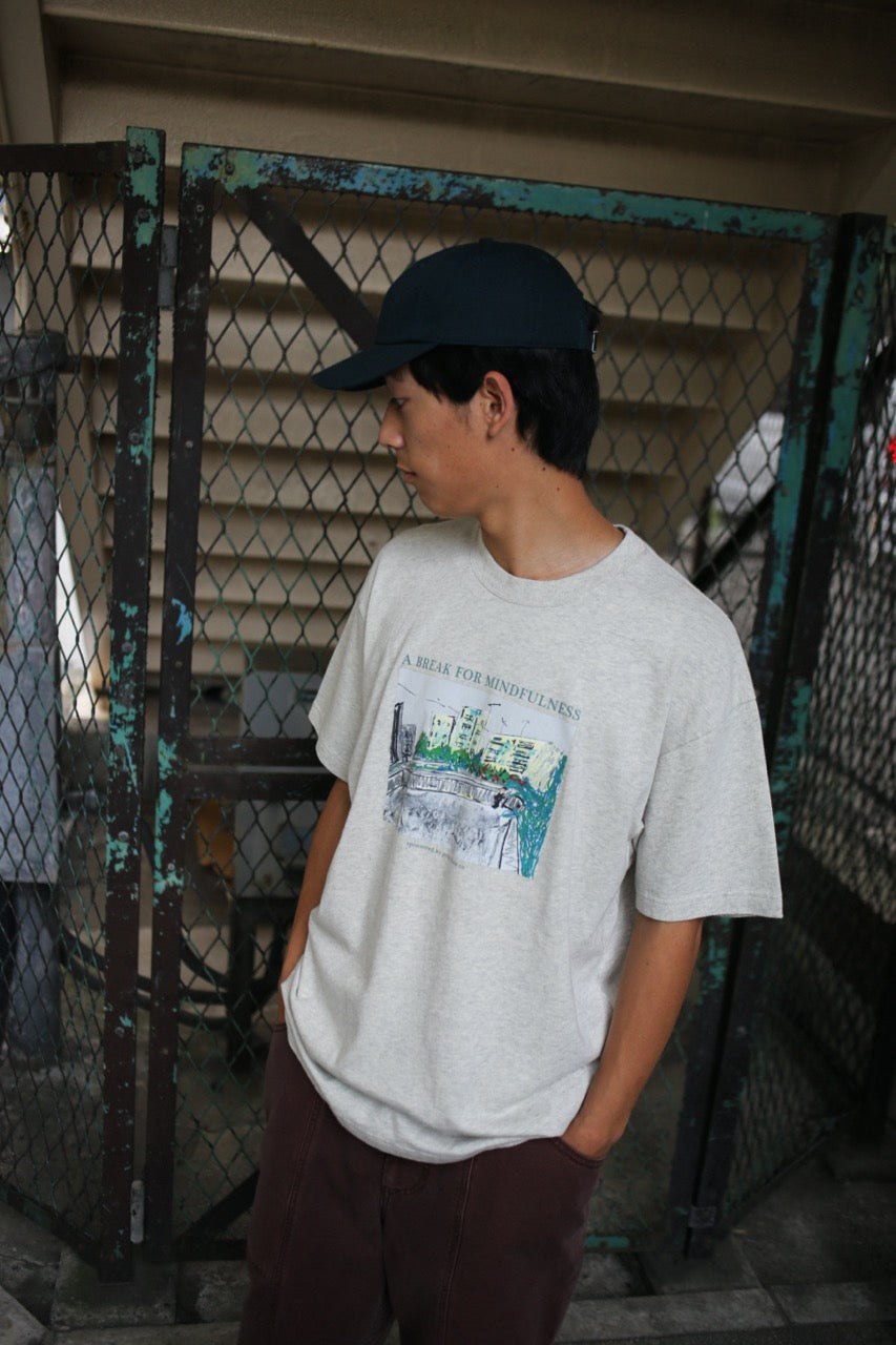 POLAR - Tee | Mindfulness  "Ivory Grey Melange”