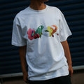 DANCER - Glam Flowers Tee "White"