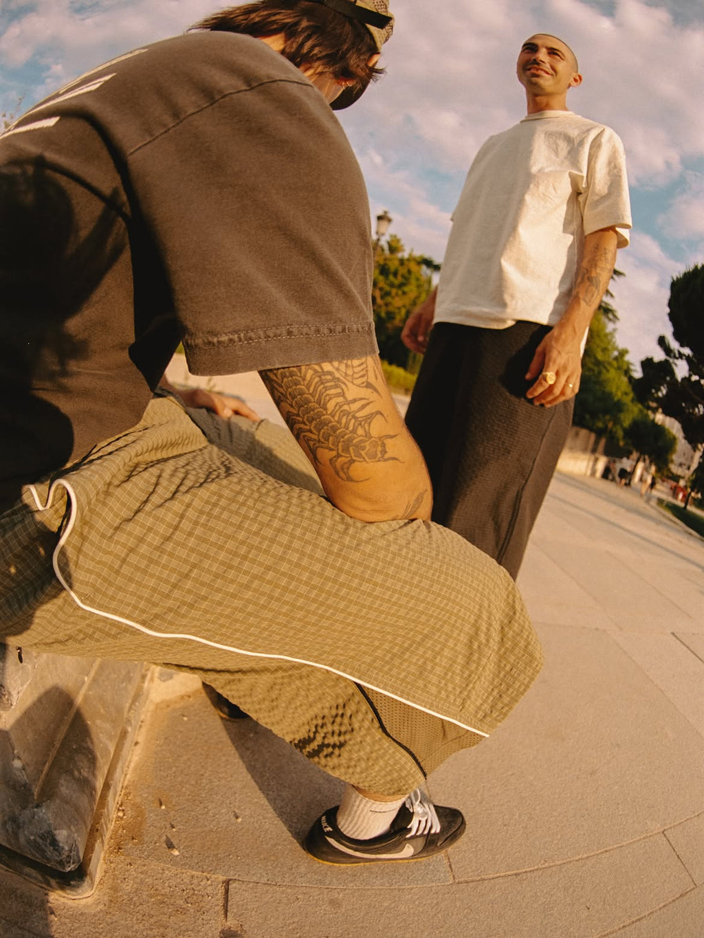 Lidairpeaks - Strata shorts "Sage"