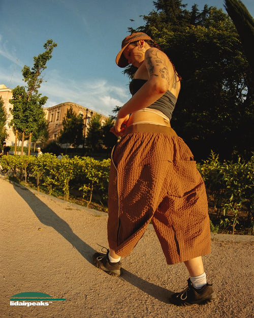 Lidairpeaks - Strata shorts "Rust"